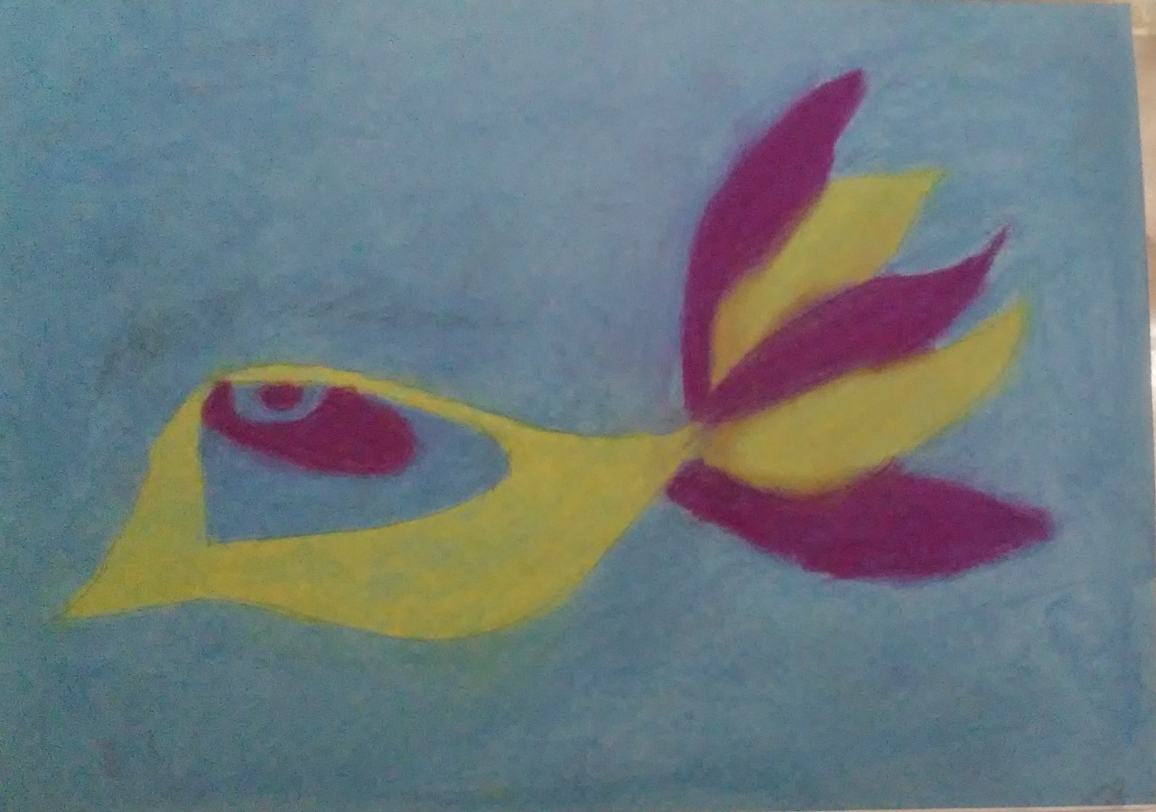 Peixeolho pastel seco